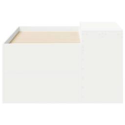 Berkfield Home Kids'High Bed Frame with Desk White 80 x 160 cm - thumbnail 4