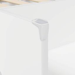Berkfield Home Kids'High Bed Frame with Desk White 80 x 160 cm - thumbnail 7