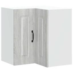 Berkfield Home Kitchen Wall Corner Cabinet Kalmar Grey Sonoma Engineered Wood - thumbnail 3