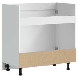 Berkfield Home Sink Base Cabinet Kalmar Old Wood 80x46x81.5 cm Engineered Wood in Brown - thumbnail 7