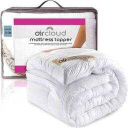 GAVENO CAVAILIA Mattress Topper 10cm in White - Size: Double - thumbnail 1