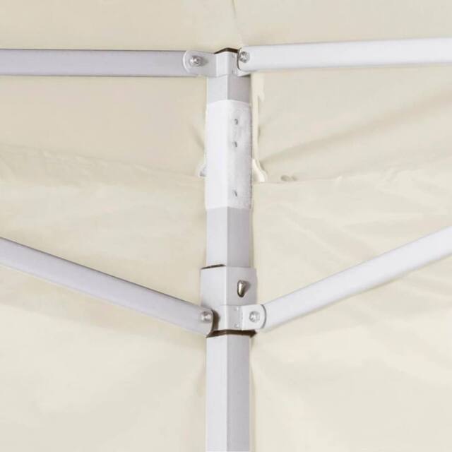 Berkfield Home Durable Foldable Tent with 2 Walls 3x3 m Cream in Beige - image 1