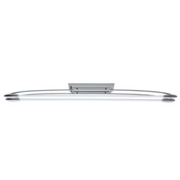 Loops Flush Ceiling Light - Chrome Plate & Opal Glass - 2 x 16W LED T5 - Bulb Included in Clear - thumbnail 1