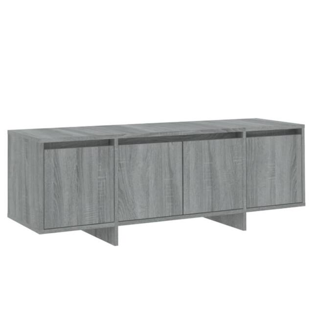 Berkfield Home TV Cabinet Grey Sonoma 120x30x40.5 cm Engineered Wood - image 1