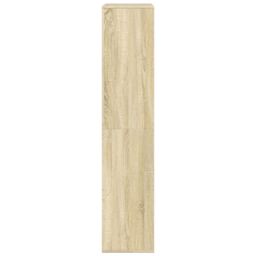 Berkfield Home Room Divider Sonoma Oak 100x33x155.5 cm Engineered Wood in Brown - thumbnail 5