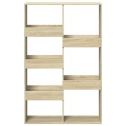 Berkfield Home Room Divider Sonoma Oak 100x33x155.5 cm Engineered Wood in Brown - thumbnail 4