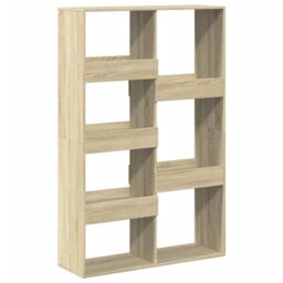 Berkfield Home Room Divider Sonoma Oak 100x33x155.5 cm Engineered Wood in Brown - thumbnail 2