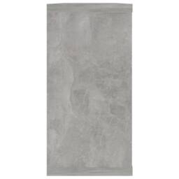 Berkfield Home Wall Cube Shelf 2 pcs Concrete Grey 100x15x30 cm Engineered Wood - Size: 100 x 15 x 30 cm - thumbnail 8