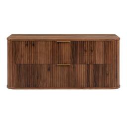 Heze Furniture Elegance Glamour Style 2 Drawer Bathroom Vanity Cabinet 120cm in Brown - thumbnail 2