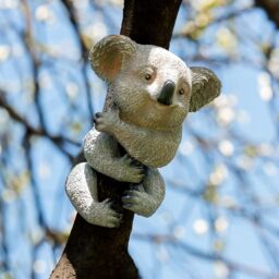 Marco Paul Tree Peeker Hugger Koala Bear Statue in Grey - thumbnail 2