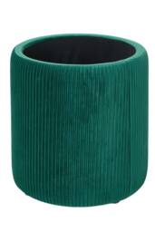 Living and Home Modern Round Storage Ottoman in Green - thumbnail 4