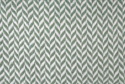 New Edge Blinds Chevron Collection Cotton Throw in Green - Size: 178 cm x 254 cm - thumbnail 2
