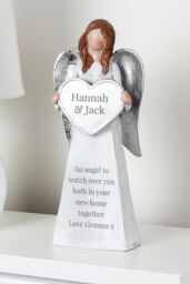 Personalised Memento Company Personalised Angel Ornament in White - thumbnail 3
