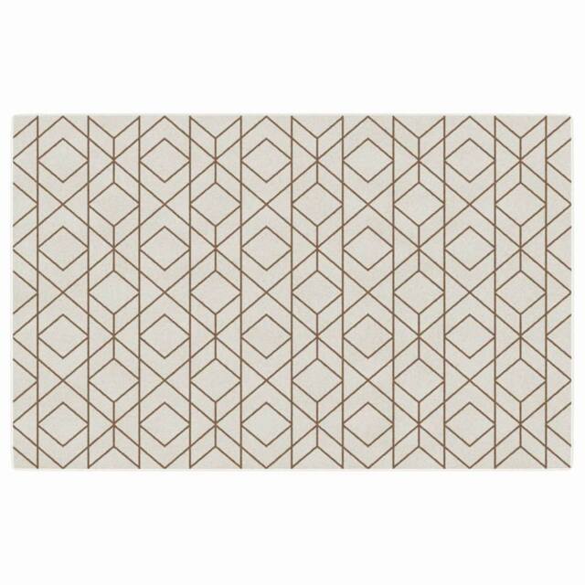 Berkfield Home Indoor & Outdoor Rug Short Pile Multicolour 190x300 cm Anti Slip in Beige - Size: Medium