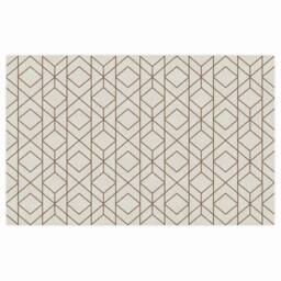 Berkfield Home Indoor & Outdoor Rug Short Pile Multicolour 190x300 cm Anti Slip in Beige - Size: Medium - thumbnail 1