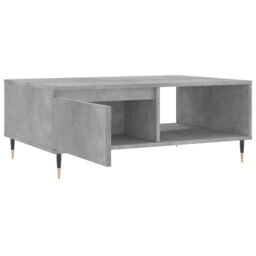 Berkfield Home Coffee Table Concrete Grey 90x60x35 cm Engineered Wood - Size: 90 x 60 x 35 cm - thumbnail 6