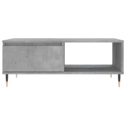 Berkfield Home Coffee Table Concrete Grey 90x60x35 cm Engineered Wood - Size: 90 x 60 x 35 cm - thumbnail 5