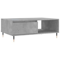 Berkfield Home Coffee Table Concrete Grey 90x60x35 cm Engineered Wood - Size: 90 x 60 x 35 cm - thumbnail 2