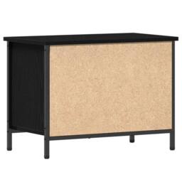 Berkfield Home Black Oak TV Stand Black Oak Engineered wood 60 x 35 x 45 cm - thumbnail 8