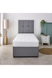 eXtreme Comfort Ltd Wave Design Sprung Mattress Soft Feel Deep Quilted Sleep Surface in White - Size: EU Double - thumbnail 2
