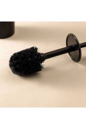 Cosmic Toilet Brush Holder Gloss Chrome Free standing Essentials Collection in Metallic Silver - thumbnail 3