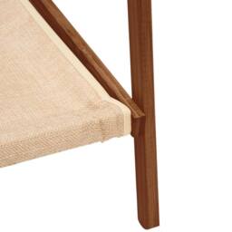 KORVIXA Walnut Wood Folding Bamboo Clothes Rail Rack - thumbnail 4