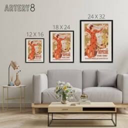 "Artery8 Maurice Denis La Depeche de Toulouse Vintage Advert Framed Canvas Art - Size: W12"" x H16""" - thumbnail 4