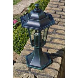 Berkfield Home Garden Lights 2 pcs Dark Green/Black Aluminium in Green - thumbnail 3
