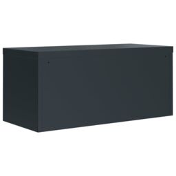 Berkfield Home File Cabinet Anthracite 90x40x130 cm Steel in Black - Size: 90 x 40 x 130 cm - thumbnail 6