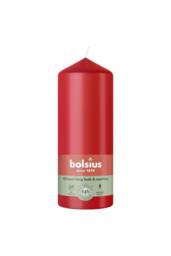 KDMD Delicate Red Bolsius Pillar Candle 150 x 58mm 2 Pack - thumbnail 1