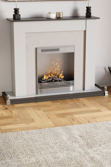 Home Discount Fire Vida Fire Fender Fireplace Surround Adjustable 830 - 1440 mm in Black - image 1