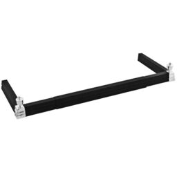 Home Discount Fire Vida Fire Fender Fireplace Surround Adjustable 830 - 1440 mm in Black - thumbnail 8