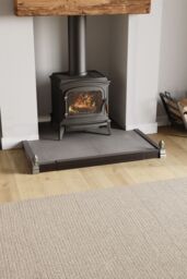Home Discount Fire Vida Fire Fender Fireplace Surround Adjustable 830 - 1440 mm in Black - thumbnail 2