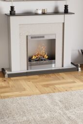 Home Discount Fire Vida Fire Fender Fireplace Surround Adjustable 830 - 1440 mm in Black