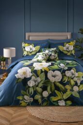 Soiree 'Alaya' Velvet Filled Cushion in Teal - Size: 43 cm x 43 cm - thumbnail 3