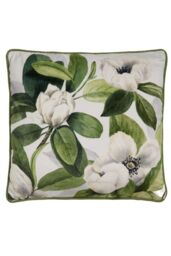 Soiree 'Alaya' Velvet Filled Cushion in Teal - Size: 43 cm x 43 cm - thumbnail 2