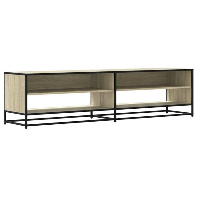Berkfield Home TV Cabinet Sonoma Oak 180.5x40x46 cm Engineered Wood in Light Brown - image 1