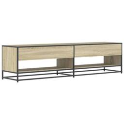 Berkfield Home TV Cabinet Sonoma Oak 180.5x40x46 cm Engineered Wood in Light Brown - thumbnail 6