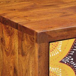 Berkfield Home Telephone Stand Honey Brown 40x35x75 cm Solid Wood Acacia - Size: 40 x 35 x 75 cm - thumbnail 8