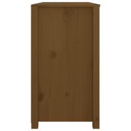 Berkfield Home Side Cabinet Honey Brown 100x40x72 cm Solid Wood Pine - Size: 100 x 40 x 72 cm - thumbnail 5
