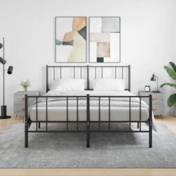 Berkfield Home Bedside Cabinets 2 pcs Grey Sonoma 40x35x47.5 cm Engineered Wood - thumbnail 2