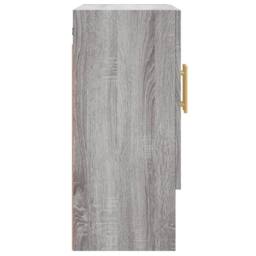 Berkfield Home Wall Cabinet Grey Sonoma 60x31x70 cm Engineered Wood - Size: 60 x 31 x 70 cm - thumbnail 7