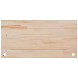 Berkfield Home Desk Top White 110x60x2.5 cm Solid Wood Pine - thumbnail 4