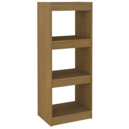 Berkfield Home Book Cabinet/Room Divider Honey Brown 40x30x103.5 cm Pinewood - thumbnail 2