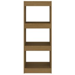 Berkfield Home Book Cabinet/Room Divider Honey Brown 40x30x103.5 cm Pinewood - thumbnail 5