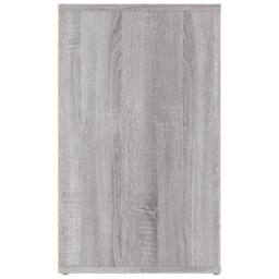 Berkfield Home Bedside Cabinet Grey Sonoma 50x36x60 cm Engineered Wood - Size: 50 x 36 x 60 cm - thumbnail 8