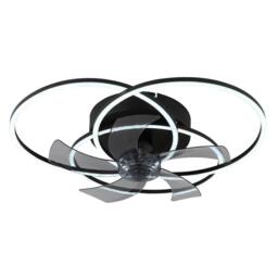 Netlighting Alia Ceiling Fan Black 7 Blade 3x LED Dimmable 3000-6500K Remote - thumbnail 5