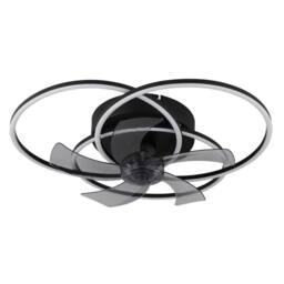 Netlighting Alia Ceiling Fan Black 7 Blade 3x LED Dimmable 3000-6500K Remote - thumbnail 2