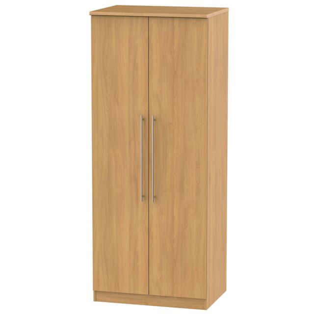 Ready Assembled 2 U Carlton 2 Door Wardrobe (Ready Assembled) in Natural - Size: Large - image 1