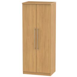 Ready Assembled 2 U Carlton 2 Door Wardrobe (Ready Assembled) in Natural - Size: Large - thumbnail 2